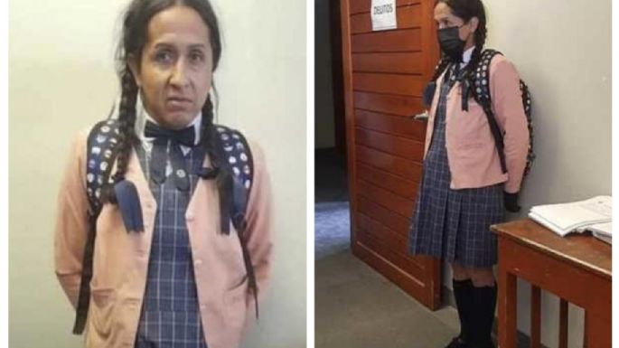 Un hombre de 42 años se disfraza de colegiala para fotografiar a estudiantes