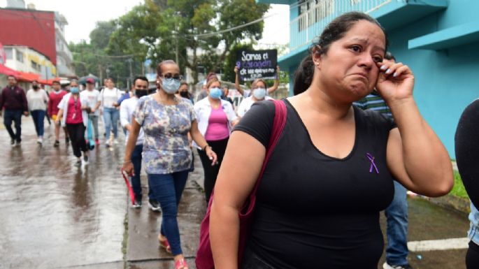 Protestan y exigen justicia para Yarazeth Zepeta García, enfermera asesinada en Veracruz