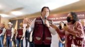 Simpatizante de Mejía Berdeja increpa a Mario Delgado y arma pleito en mitin de Guadiana (Video)