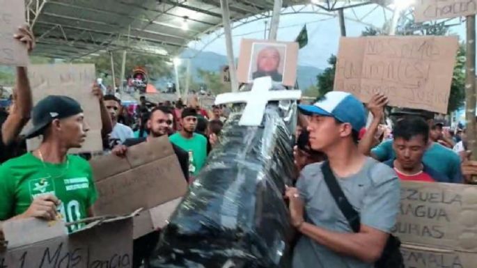 Migrante hondureño muere durante caravana que pretende llegar a la CDMX