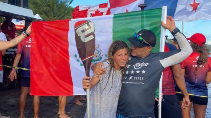 Sofía Finer, surfista de 14 años, obtiene la primera plaza para México en Juegos Panamericanos 2023