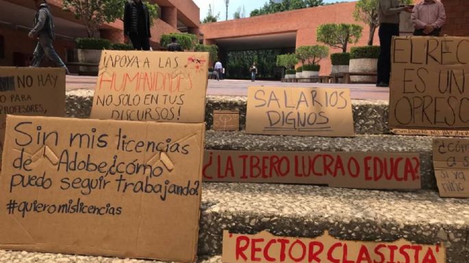 Disminución de becas, aumento de colegiaturas y opacidad generan protestas en la Ibero (Video)