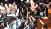 Acusan a senador morenista de agredir a manotazos durante toma de tribuna (Videos)