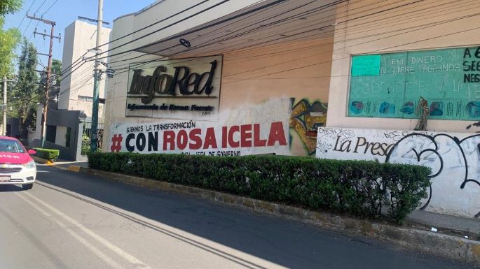 Con pintas de "Es Rosa Icela" promueven a titular de SSPC para la CDMX en 2024