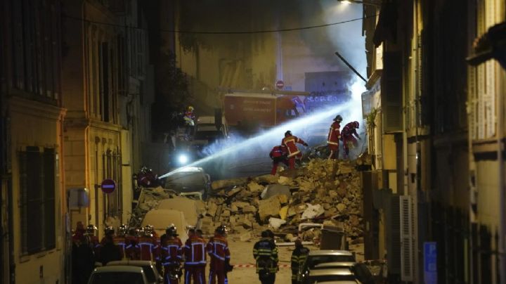 Hay 8 desaparecidos tras derrumbe de edificio en Marsella