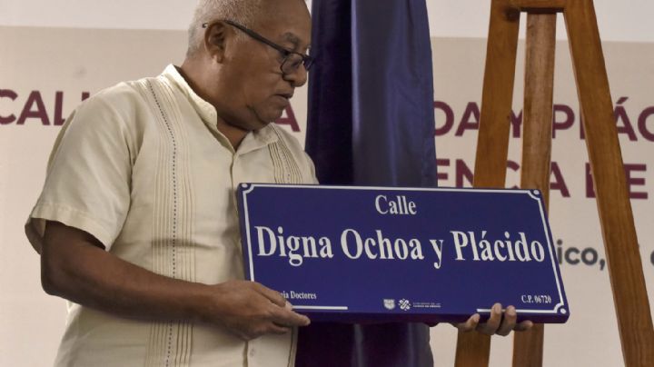 Para reparar el daño por su asesinato, calle de la CDMX es nombrada Digna Ochoa y Plácido