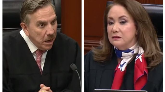 Se viraliza la cara del ministro Javier Laynez ante errata de Yasmín Esquivel (Video)