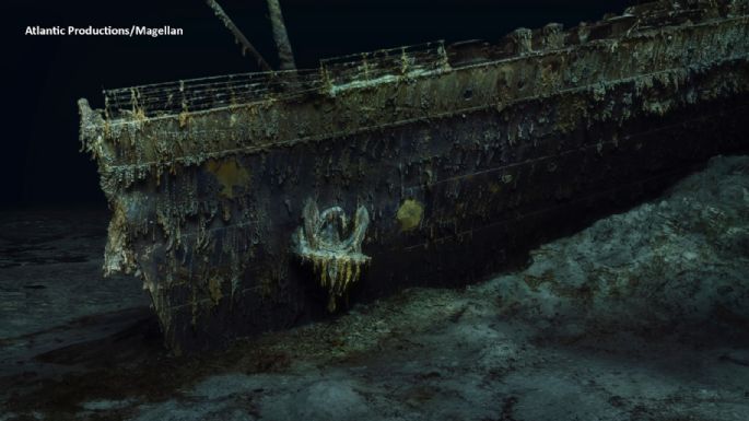 El primer escaneo digital completo del Titanic ofrece detalles del naufragio