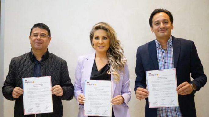 PAN, PRI y PRD firman alianza en la CDMX para ir en coalición en las elecciones del 2024