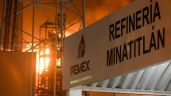 El incendio en la refinería de Minatitlán dejó cuatro lesionados