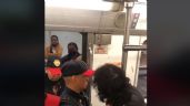 Pasajeros del Metro se pelean con agentes de la PBI por detener a presunto “exhibicionista” (Video)