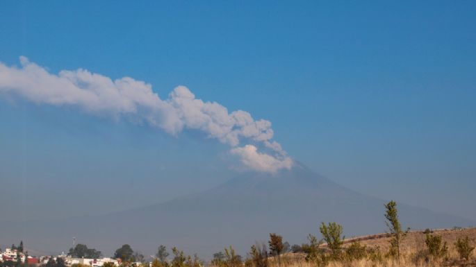 El Popocatépetl toma un “respiro” y no registra explosiones; sigue Amarillo Fase 3