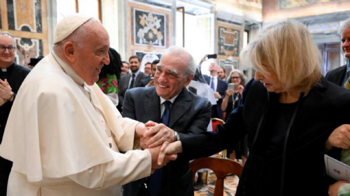 El Papa Francisco se reúne con Martin Scorsese