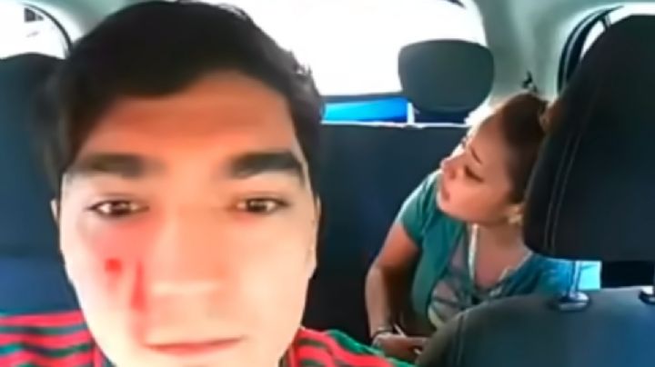 Golpea a un conductor de Didi tras confundirlo con el amante de su novia (Video)