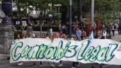 Marchan a favor de la legalización de la mariguana