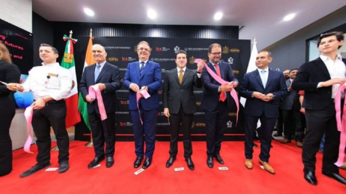 Samuel García y Ebrard inauguran planta de la India en Monterrey; generará 2 mil 500 empleos