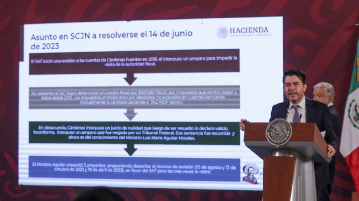 AMLO pide a ministros de la SCJN que revisen el proyecto en torno al tío de Cárdenas Palomino