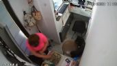 Mujer roba 750 mil pesos en su segundo día de trabajo en una casa de cambio (Video)