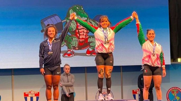 La halterista mexicana Janeth Gómez se cuelga tres medallas en el Grand Prix de La Habana