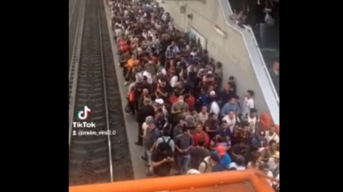 Pasajeros reportaron fallas en la Línea A del Metro, que va de Pantitlán a La Paz (Video)