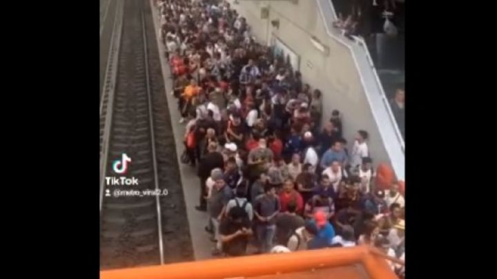 Pasajeros reportaron fallas en la Línea A del Metro, que va de Pantitlán a La Paz (Video)