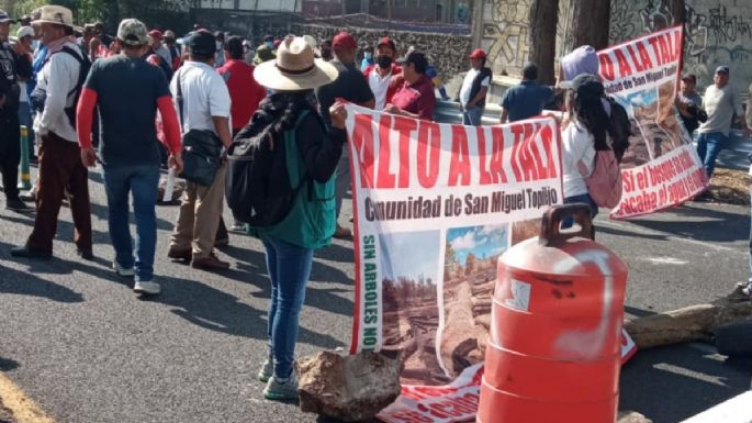 Tras cinco horas de bloqueo, liberan la carretera México-Cuernavaca