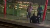 Lanzan a un hombre a las vías del Metro de Monterrey durante una riña (Video)