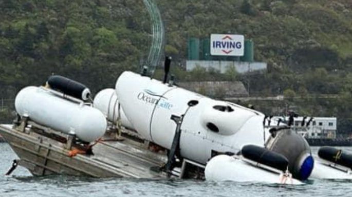 La maldición del Titanic: se pierde submarino con turistas que buscaban los restos de trasatlántico