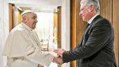 Un convaleciente Francisco recibe al presidente de Cuba en el Vaticano