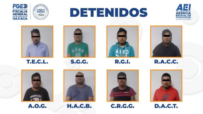 Desarticulan banda criminal que operaba en la región Mixteca de Oaxaca