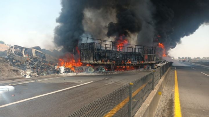 Carambola en la Autopista Zapotlanejo - Lagos de Moreno deja 14 heridos y cinco muertos (Videos)