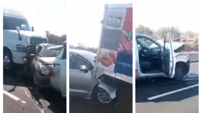 Reportan nueva carambola en la autopista Zapotlanejo-Lagos de Moreno