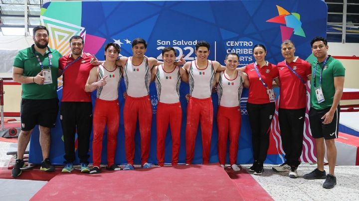 México gana el primer oro en Centroamericanos con el equipo varonil de gimnasia artística