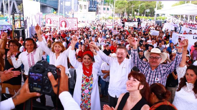 Clara Brugada virtualmente se autodestapa para CDMX; anuncia frente y gira por la capital