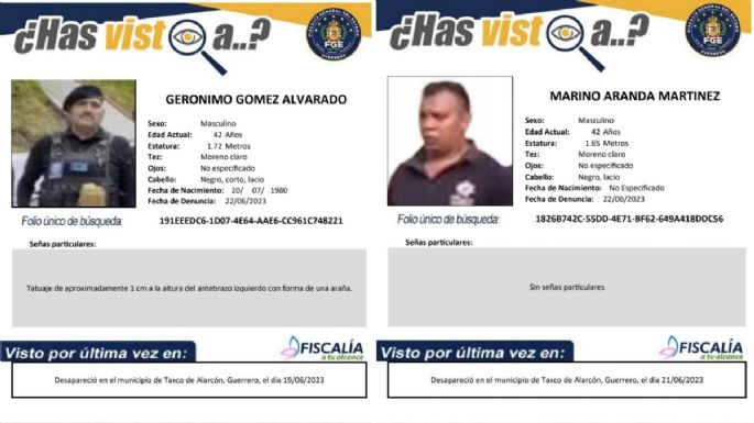 Cinco policías de Taxco están desaparecidos desde hace 6 días