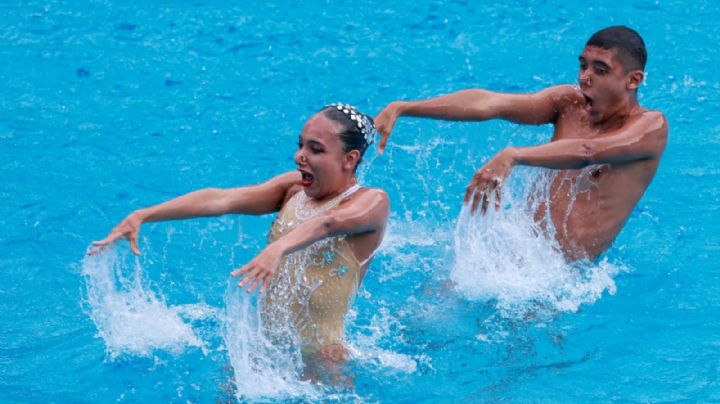México gana otra medalla de oro en dueto mixto de natación artística en Juegos Centroamericanos