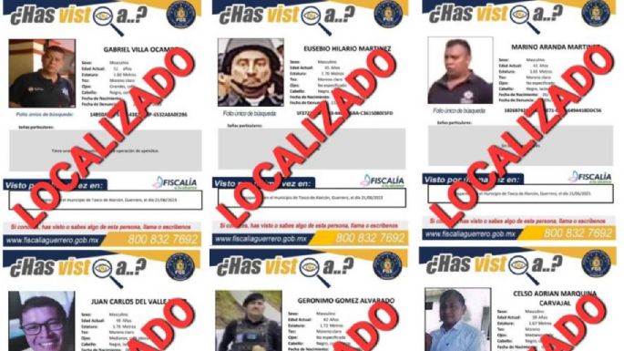 Hallan a ocho policías reportados como desaparecidos en Taxco
