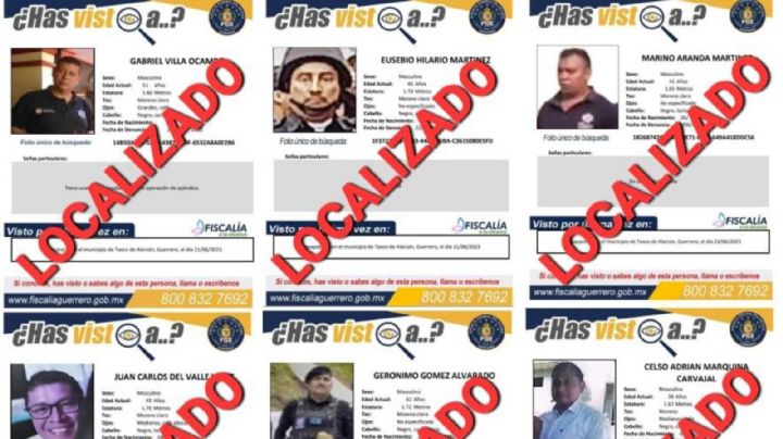 Hallan a ocho policías reportados como desaparecidos en Taxco