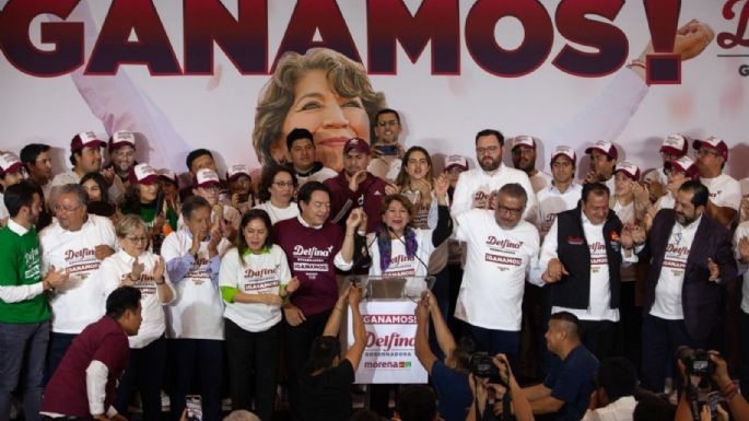 Delfina Gómez se declara gobernadora en el Edomex; presumen ventaja en encuestas (Video)