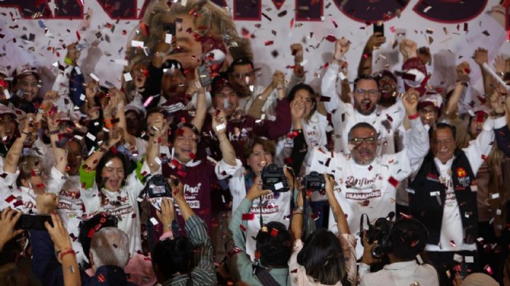 “México quiere que continúe la 4T”: Sheinbaum da por ganadora a Delfina Gómez en el Edomex