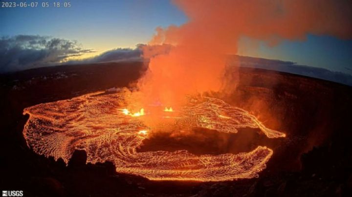 Volcán Kilauea reanuda erupciones tras pausa de tres meses