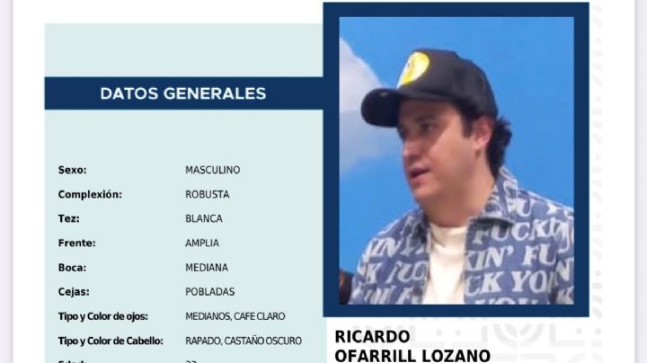 Fiscalía de CDMX reporta como desaparecido al standupero Ricardo O’Farrill