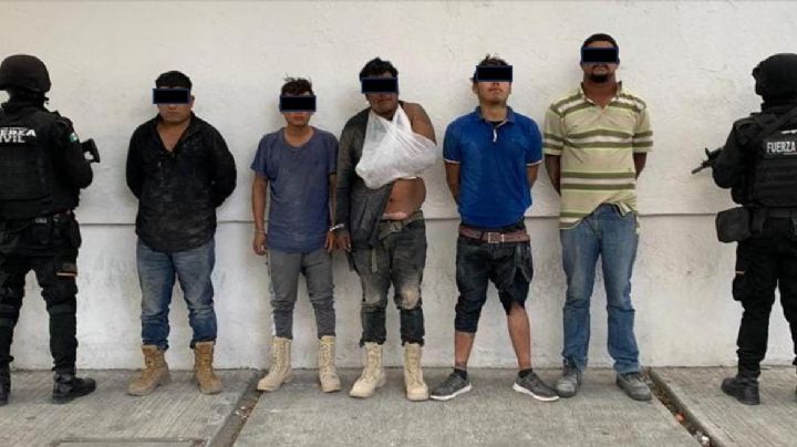 Policía abate a dos y detiene a cinco en Anáhuac, NL