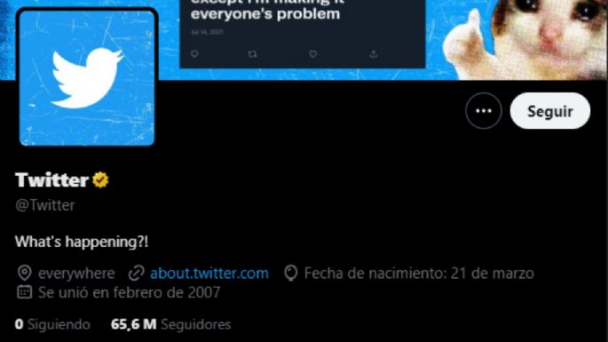 Reportan fallas en la red social Twitter