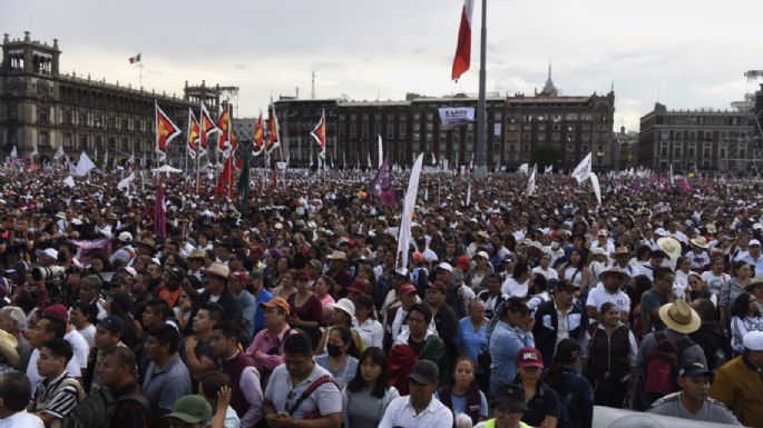 AMLO Fest: Asisten 250 mil personas al Zócalo de la CDMX, reporta Martí Batres