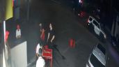 Exhiben golpiza a empleado de la taquería Orinoco en NL; una patrulla vio la escena y se fue (Video)