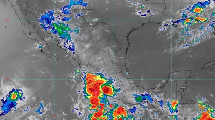 Se esperan lluvias intensas en Michoacán, Guerrero, Morelos y Puebla para este lunes