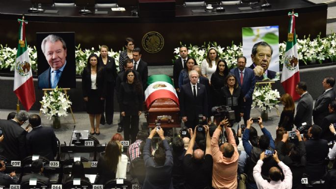 Así fue el homenaje luctuoso a Porfirio Muñoz Ledo en la Cámara de Diputados (Fotogalería)