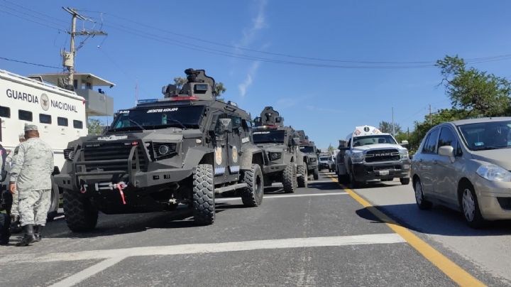 Salen de Acapulco unos 200 guardias nacionales; los trasladan a la CDMX