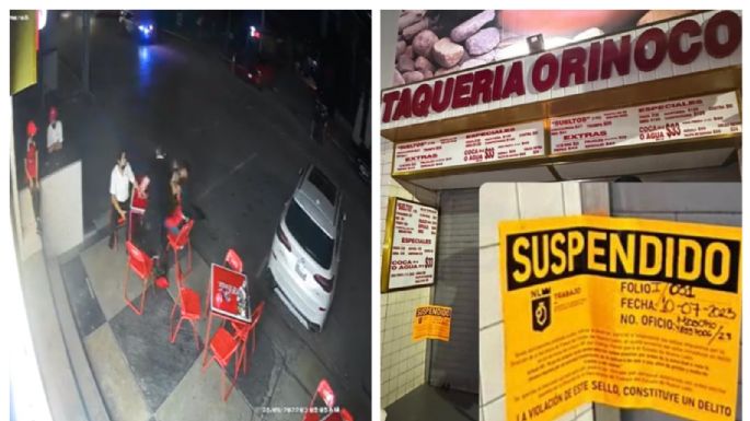 Clausuran taquería Orinoco tras video donde golpean a un empleado en San Pedro, NL